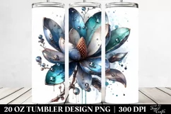 20 Oz Tumbler Sublimation | Glossy Magnolia Sublimation Product Image 2