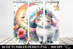 Colorful Boho Baby Lamb | 20 Oz Tumbler Product Image 2