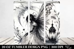 Gothic Fairy Watercolor | 20 oz Tumbler Product Image 2