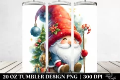 Colorful Watercolor Gnome | 20 oz Tumbler Product Image 2