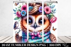 Whimsical Baby Owl PNG Product Image 2