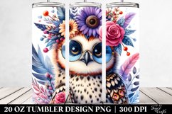Whimsical Baby Owl PNG Product Image 2