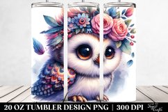 Whimsical Baby Owl PNG Product Image 2