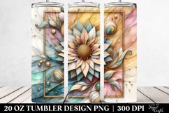 Stained Sunflower | 20 oz Tumbler Product Image 2