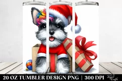 Expressive Baby Miniature Schnauzer PNG Product Image 2