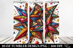 Wimsical Colorfull Star | 20 Oz Tumbler Product Image 2