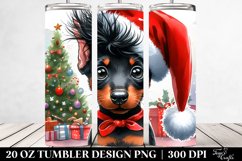 Expressive Baby Doberman Pinscher PNG Product Image 2