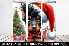 Expressive Baby Doberman Pinscher PNG Product Image 2