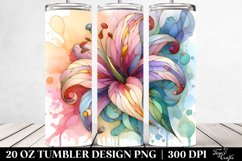 Lily Stained Clipart 20 Oz Tumbler Product Image 2