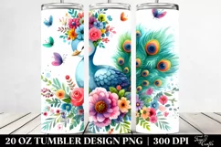Cute Baby Peacock PNG Product Image 2