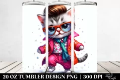 Cute Baby Cat Dancing | 20 oz Tumbler Product Image 2