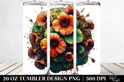 Stained Nasturtium Tumbler | 20 Oz Tumbler Product Image 2