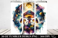 Vibrant Celestial Mushroom 20 Oz Tumbler Product Image 2
