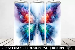 Vibrant Ice Butterfly | 20 oz Tumbler Product Image 2