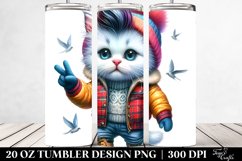 Expressive Baby Cat PNG Product Image 2