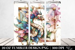 Stained Snapdragon | 20 oz Tumbler Product Image 2