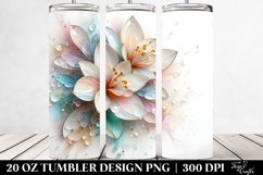 Glossy Narcissus Artwork 20 Oz Tumbler Product Image 2