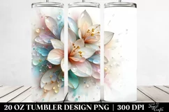Glossy Narcissus Artwork 20 Oz Tumbler Product Image 2