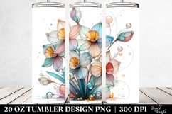 Glossy Narcissus Artwork 20 Oz Tumbler Product Image 2
