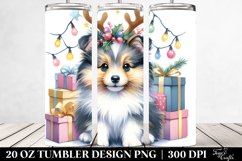 Expressive Baby Shetland Sheepdog PNG Product Image 2