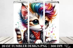 Revolted Cat Baby | 20 oz Tumbler Product Image 2