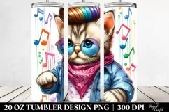 Revolted Cat Baby | 20 oz Tumbler Product Image 2