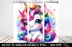 Cute Baby Unicorn | 20 oz Tumbler Product Image 2