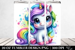 Cute Baby Unicorn | 20 oz Tumbler Product Image 2