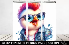 Cute Baby Chicken Playing PNG Product Image 2
