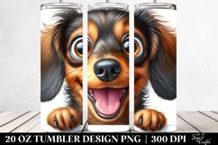Crazy Looking Dachshund Tumbler Product Image 2