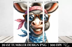 Colorful Funny Donkey Goat | 20 Oz Tumbler Product Image 2