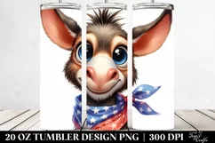 Colorful Funny Donkey Goat | 20 Oz Tumbler Product Image 2