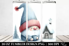 Cute Gnome Watercolor Tumbler Product Image 2
