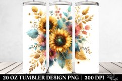 Vibrant Sunflower Tumbler | 20 oz Tumbler Product Image 2