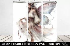 Boho Fairy Whimsical Clipart 20 Oz Tumbler Product Image 2