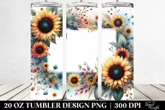 Colorful Pastel Cloud with Sunflower PNG Product Image 2