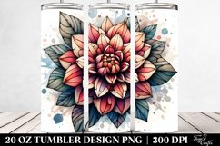 Stained Dahlia Tumbler Product Image 2