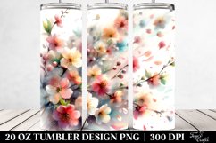 Fairy Tumbling with Spring Petals | 20 Oz Tumbler Product Image 2
