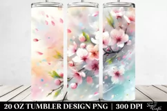 Fairy Tumbling with Spring Petals | 20 Oz Tumbler Product Image 2
