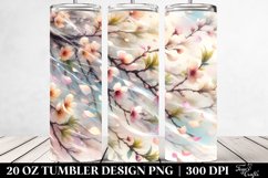 Fairy Tumbling with Spring Petals | 20 Oz Tumbler Product Image 2