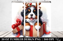 Bernese Mountain Dog in Winter PNG Product Image 2