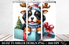 Bernese Mountain Dog in Winter PNG Product Image 2