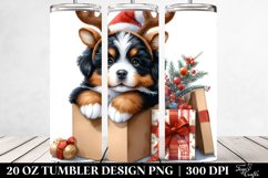 Bernese Mountain Dog in Winter PNG Product Image 2