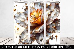 Watercolor Narcissus Tumbler Product Image 2