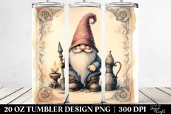Vintage Gnome 20 oz Tumbler Product Image 2