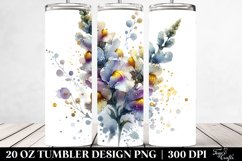 20 Oz Tumbler Sublimation | Golden -like Snapdragon | 20 Oz Product Image 2