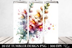 20 Oz Tumbler Sublimation | Golden -like Snapdragon | 20 Oz Product Image 2