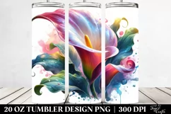 Glossy Calla Lily | 10 Oz Tumbler Product Image 2