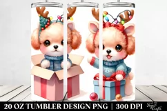 Enthusiastic Baby Poodle PNG Product Image 2