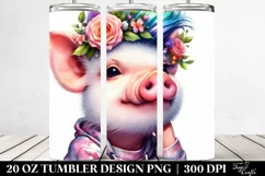 Happy Baby Pig PNG Product Image 2
